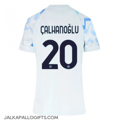 Inter Milan Hakan Calhanoglu #20 Vieraspaita Naiset 2025-26 Lyhythihainen Inter Milan Hakan Calhanoglu #20 Vieraspaita Naiset 2025-26 Lyhythihainen